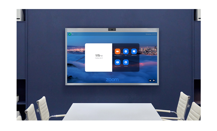 Các tính năng dành riêng cho Zoom đang được hiển thị trên menu chính của LG One:Quick Works.